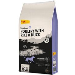 kyli 100038 Hunde-Trockenfutter 3 kg Adult Ente, Geflügel, Reis
