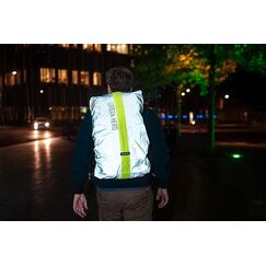 Wowow Urban Hero Rucksack-Regenschutz Silber, Gelb 30 l
