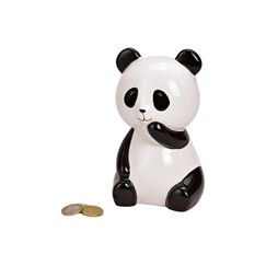 G. Wurm Panda bear Spardose Schwarz, Weiß Keramik 1 Stück(e)