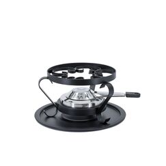 Kadastar 100239 Fondue-Brenner Schwarz, Silber