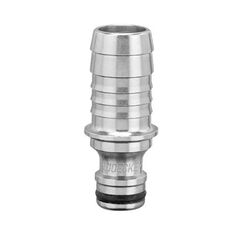 Alba-Krapf 10027 Anschlussteil für Wasserschlauch Messing Silber