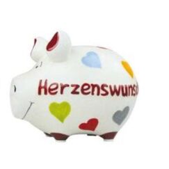 G. Wurm 10027100 Spardose Weiß Keramik 3 Stück(e)