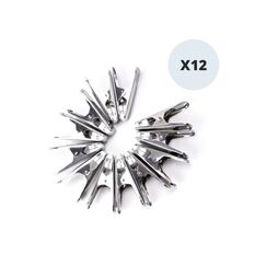 MSV 100293 Wäscheklammer 12 Stück(e) Polypropylen (PP), Thin-Film Resistor (TFR)