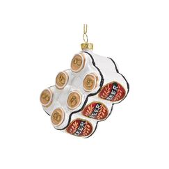 G. Wurm 10031559 Christbaumschmuck Weihnachtsbaumschmuck Glas Mehrfarbig, Weiß