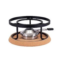 Kadastar 100724 Fondue-Brenner Schwarz, Holz