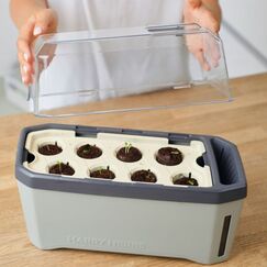 Gusta Garden Harry Herbs Drinnen/Draußen Tischübertopf Freistehend Hellgrau
