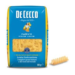 De Cecco 8001250120342 Pasta 500 g Fusilli Kurze Nudeln