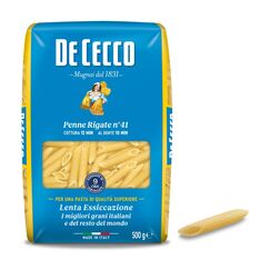 De Cecco Penne rigate Nr. 41 500 g Rigatoni Kurze Nudeln