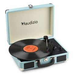 Audizio RP116BL Audio-Plattenspieler mit Riemenantrieb Blau