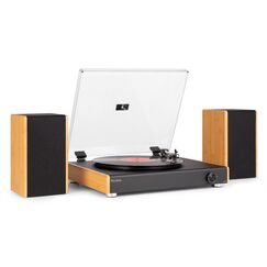 Audizio RP335BB Audio-Plattenspieler mit Riemenantrieb Hellbraun Automatisch