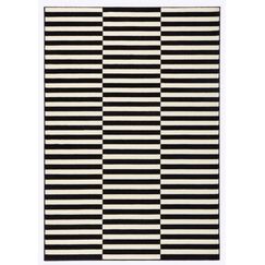 Hanse Home 102408 Drinnen Teppich Rechteck Beige, Schwarz