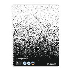 Herlitz 103107 Notizbuch 80 Blätter Schwarz, Weiß