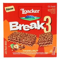 Loacker Break3 19g x 4 Snackriegel