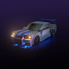 Light My Bricks LMB 2.0 Licht-Set für LEGO Speed ​​Champions 2 Fast 2 Furious Nissan Skyline GT-R (R34)