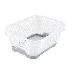 keeeper Jonas Aufbewahrungskorb Rechteckig Polypropylen (PP), Thermoplastisches Elastomer (TPE) Grau, Weiß, Farbe: Grau, Weiß