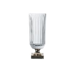 Nachtmann Minerva Vase Becherförmige Vase Glas Platin