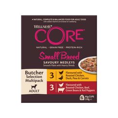 Wellness CORE 10457 Hunde-Dosenfutter Rind, Karotte, Huhn, Ente, Green beans, Erbse, Roter Pfeffer Adult 85 g