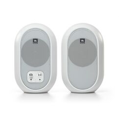 JBL 104-BTW Aktive Studiomonitore, Paar, weiss