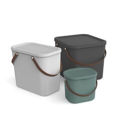 Rotho ALBULA Aufbewahrungsbox Rechteckig Kunststoff Weiß, Farbe: Weiß