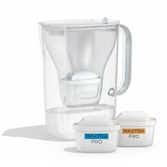 Brita Style Essential Pitcher-Wasserfilter 2,4 l Transparent, Weiß, Farbe: Transparent, Weiß