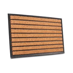 Hanse Home 105935-45X75 Türmatte Dekorative Fußmatte Draußen Quadratisch Beige, Schwarz