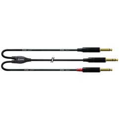 Cordial CFY 1.5 VPP Audio-Kabel 1,5 m 6.35mm 2 x 6.35mm Schwarz, Rot