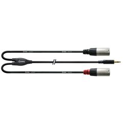 Cordial CFY 3 WMM Audio-Kabel 3 m 3.5mm 2 x XLR Schwarz, Rot