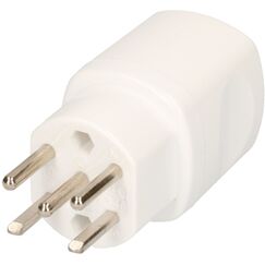 Max Hauri AG 106532 Netzstecker-Adapter T15 NEMA 5-15 Weiß