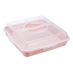 keeeper Enrico Quadratisch Container Pink, Transparent 1 Stück(e), Farbe: Pink, Transparent