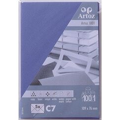 Artoz 10713418-427 Briefumschlag C7 (81 x 114 mm) Blau 5 Stück(e)