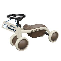 HUDORA Steppy Aufsitzroller, Farbe: Braun, Weiß