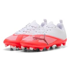 PUMA Ultra 7 Play FG/AG Jr Fußball Unisex Rot, Weiß, Größe: 29