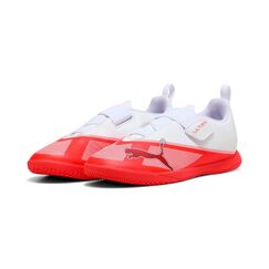 PUMA Ultra 7 Play V IT Jr Fußball Unisex Rot, Weiß