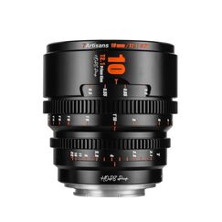 7Artisans HOPE Prime S35 10mm T2.1 MILC Kinoobjektiv Schwarz, Farbe: Schwarz