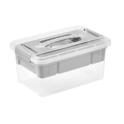keeeper Henri Aufbewahrungsbox Rechteckig Polypropylen (PP) Grau, Transparent
