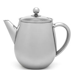 Bredemeijer 111015 Teekanne Einzelne Teekanne 1100 ml Silber