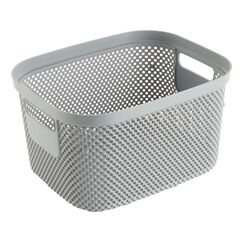 keeeper Stine Aufbewahrungskorb Rechteckig Polypropylen (PP) Grau, Farbe: Grau