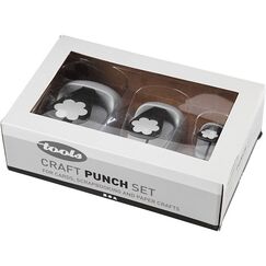 Creativ Company 112950 Handarbeitsstempel Form Handwerksstanze Schwarz, Grau
