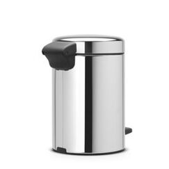 Brabantia 113147 Mülleimer 3 l Rund Silber