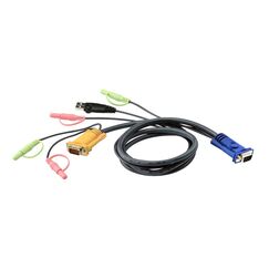 ATEN USB-KVM-Kabel mit 3-in-1-SPHD und Audio, 5 m