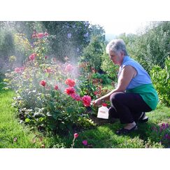Birchmeier 11473303 Garten-Wasserspritzpistole Garten Wassersprühpistole Rot, Weiß