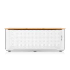 Bodum 11555-10S-2 Brotkasten Rechteckig Transparent Bambus, Kunststoff