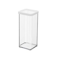 Rotho 11605 Rechteckig Box 1,5 l Transparent, Weiß