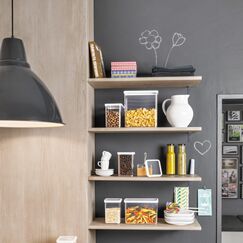 Rotho Loft Rechteckig Kanister 2,1 l Blau, Transparent 1 Stück(e)