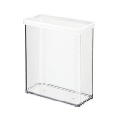 Rotho Loft Rechteckig Dispensor 3,2 l Transparent, Weiß