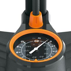 SKS 11661 Handluftpumpe Schwarz, Orange Boden-Luftpumpe