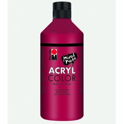 Marabu 12010075032 Acrylfarbe 500 ml Rot Flasche