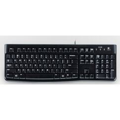 Logitech K120 for Business Tastatur Büro USB QWERTZ Schweiz Schwarz