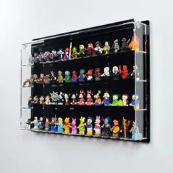 iDisplayit WC480530-BLK-MF Vitrine Schwarz, Transparent