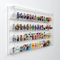 iDisplayit WC480530-WHI-MF Vitrine Transparent